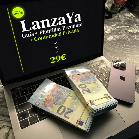 Pack Completo LanzaYa — Guía + 50 Plantillas Premium + Comunidad Privada